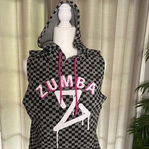 Zumba hooded tank sweater